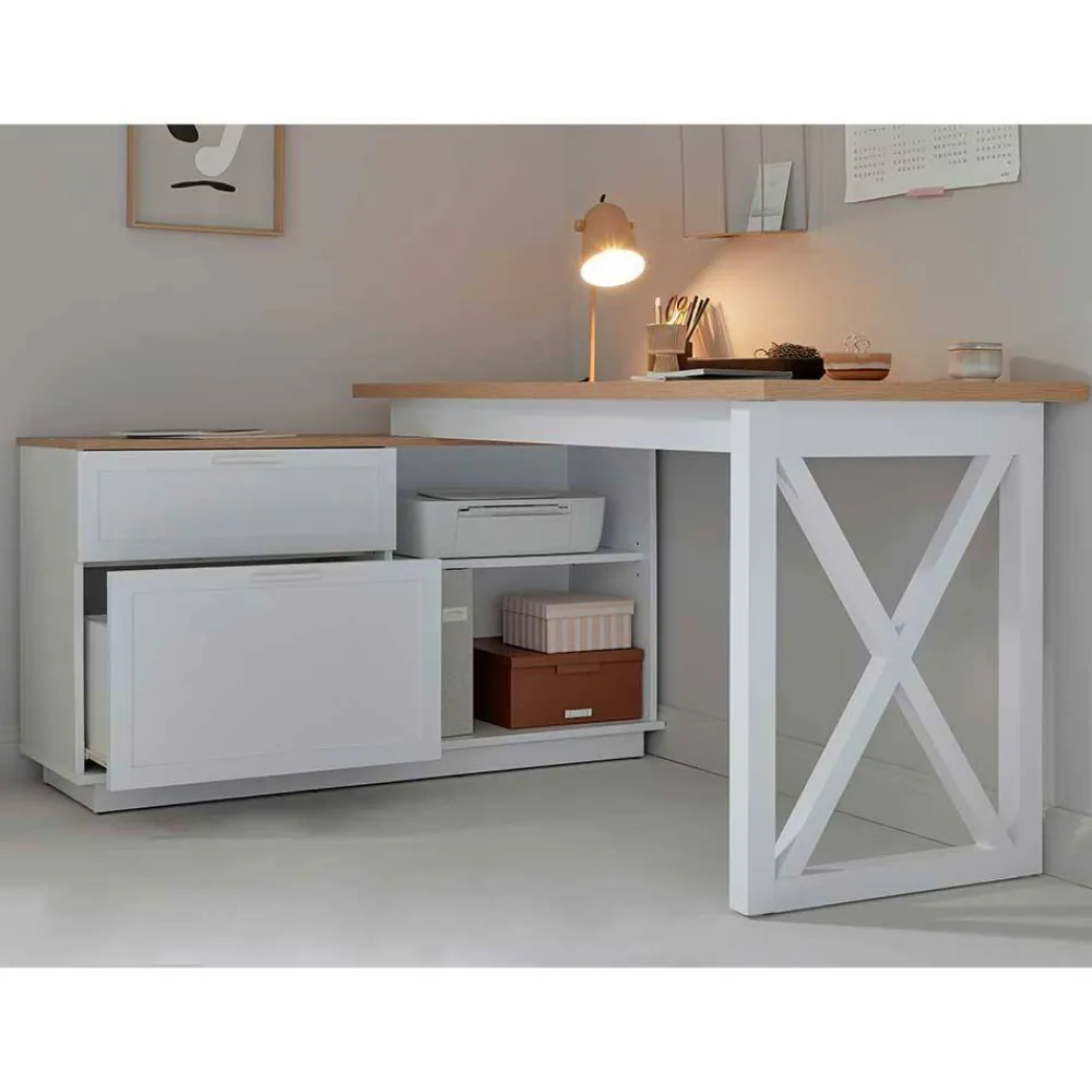 Eckschreibtisch Stephanie*Pharao24 Clearance