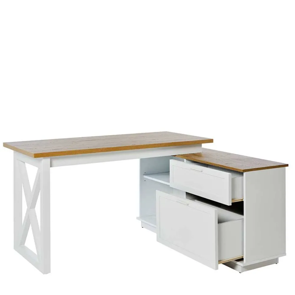 Eckschreibtisch Stephanie*Pharao24 Clearance