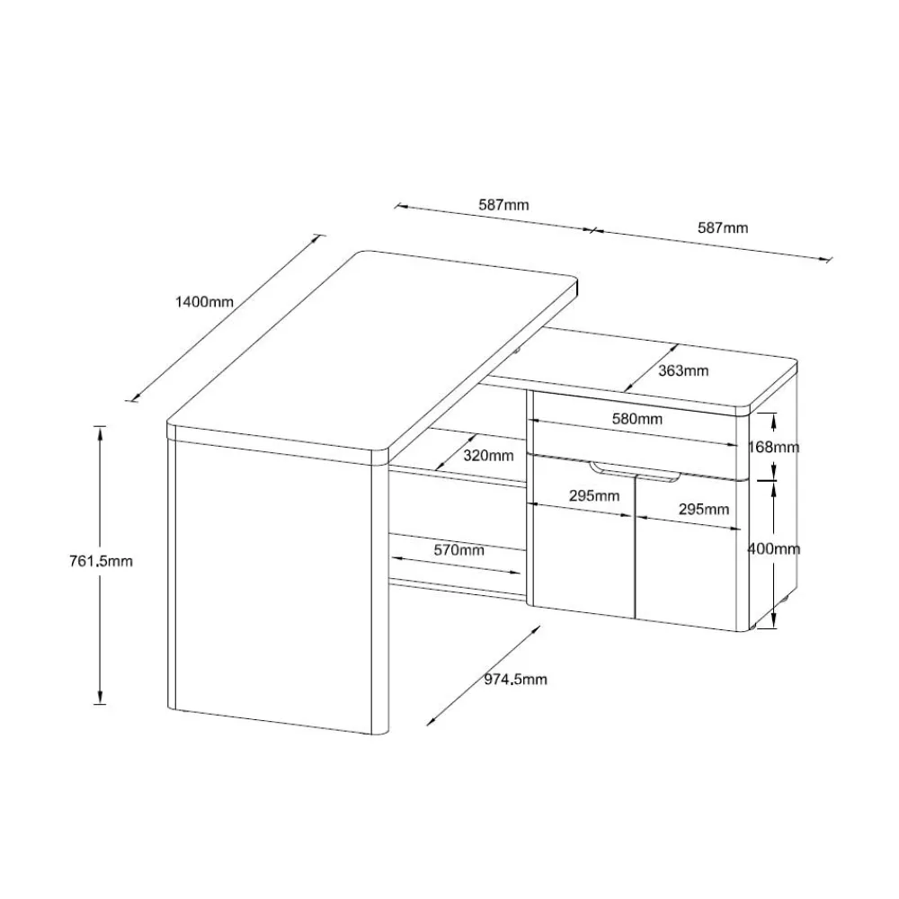 Eckschreibtisch Syrias*Pharao24 Online