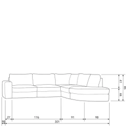 Online Ecksofa Rosa Fraduno Polstermöbel|Wohnzimmercouch