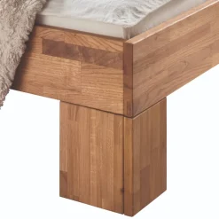 Clearance Eiche Massivholz Bettgestell Coplin Komfortbetten|Doppelbetten