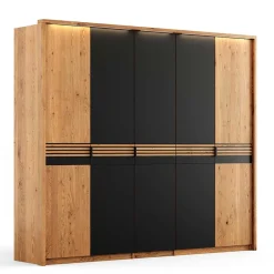 Eiche Massivholzkleiderschrank Bibliana*Pharao24 Outlet