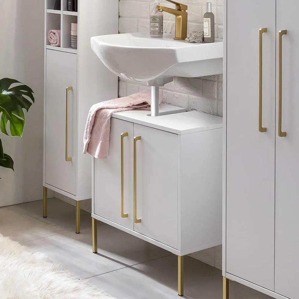 Elegante Waschkommode Vladius Waschbeckenunterschränke