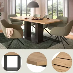 Hot Esstisch Lunera Ausziehtische