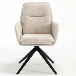 Hot Esstisch Stühle Cremefarben Nua Polstermöbel|Hochlehner