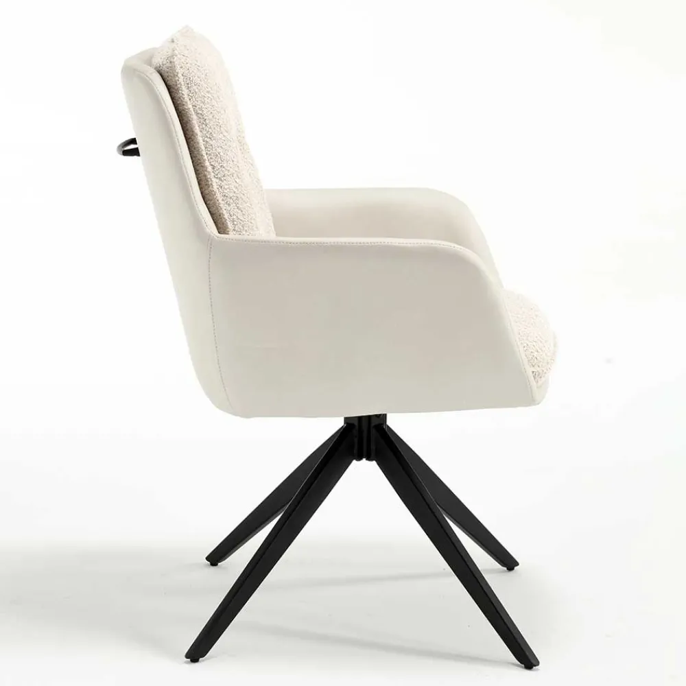 Hot Esstisch Stühle Cremefarben Nua Polstermöbel|Hochlehner