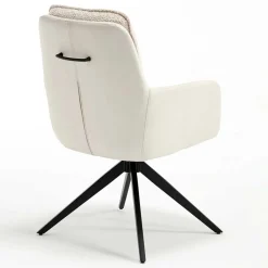 Hot Esstisch Stühle Cremefarben Nua Polstermöbel|Hochlehner