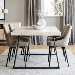 New Esstischgruppe Mindnight Tisch Mit Stühlen|Esszimmer Sets