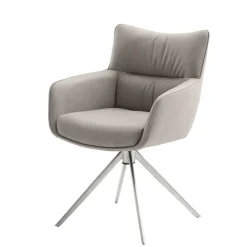 Esstischstuhl Set drehbar Dana Lederstühle|Esszimmersessel