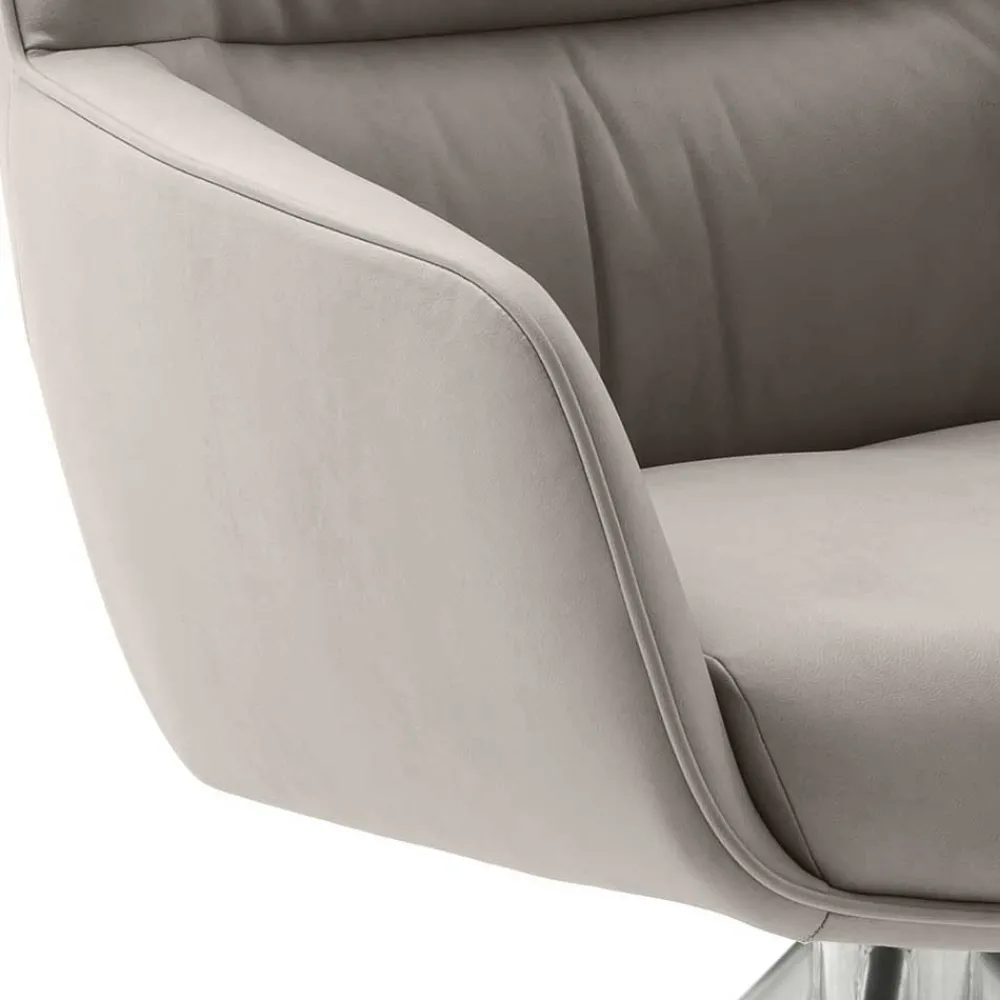 Esstischstuhl Set drehbar Dana Lederstühle|Esszimmersessel