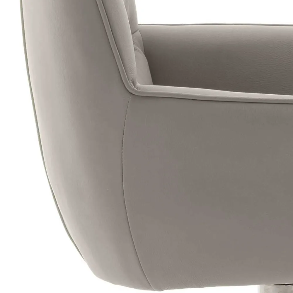 Esstischstuhl Set drehbar Dana Lederstühle|Esszimmersessel