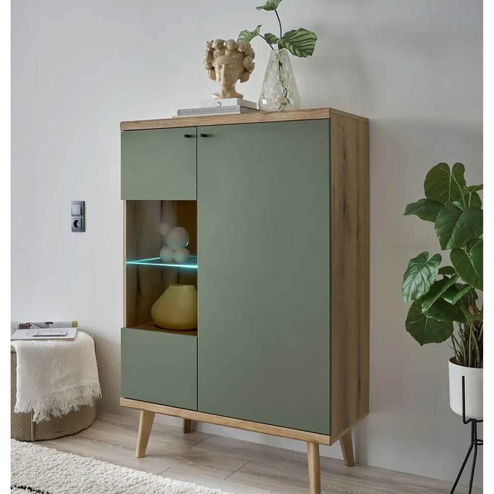 Esszimmer Highboard Lora Stauraumvitrinen|Highboards