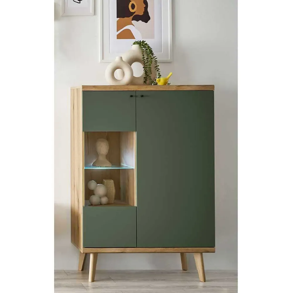 Esszimmer Highboard Lora Stauraumvitrinen|Highboards