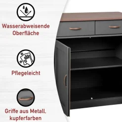 Outlet Esszimmer Kommode Tibiun Flurkommoden