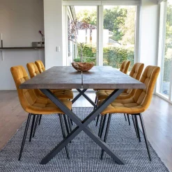 Esszimmer Sitzgruppe Taavis Tisch Mit Stühlen|Esszimmer Sets