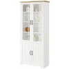 Esszimmer Vitrinenschrank Luizana Wohnzimmerschrank|Massivholz Schränke