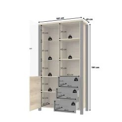 Sale Esszimmer Vitrinenschrank Conru Vitrinenschrank|Büchervitrinen