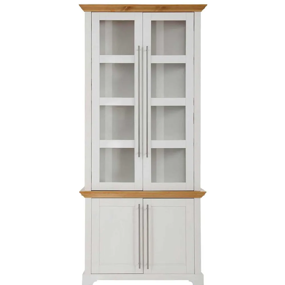 Clearance Esszimmer Vitrinenschrank Mevidra Massivholzmöbel|Vitrinenschrank