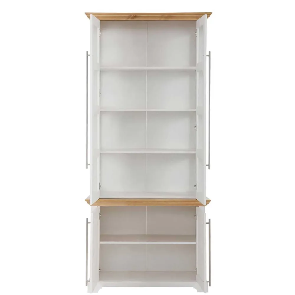 Clearance Esszimmer Vitrinenschrank Mevidra Massivholzmöbel|Vitrinenschrank