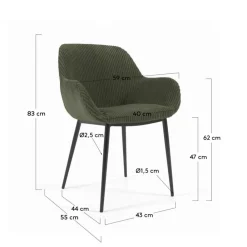 Outlet Esszimmerarmlehnstühle Cudalo Armlehnstühle