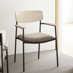 New Esszimmerarmlehnstuhl Strada Massivholz Stühle