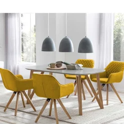 Esszimmergarnitur Garnela Tisch Mit Stühlen|Esszimmer Sets