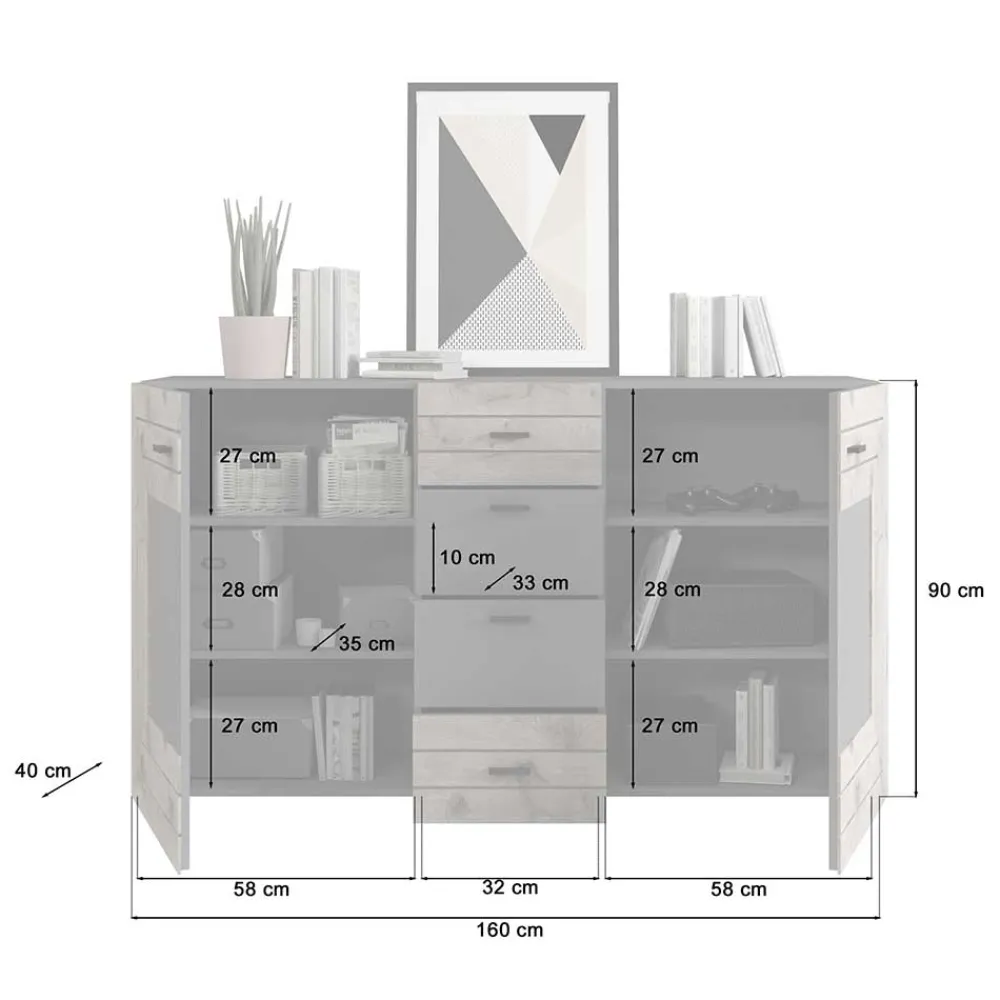 Esszimmersideboard Contreros*Pharao24