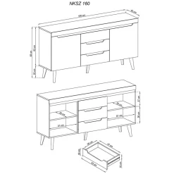 Esszimmersideboard Tomya*Pharao24 Hot