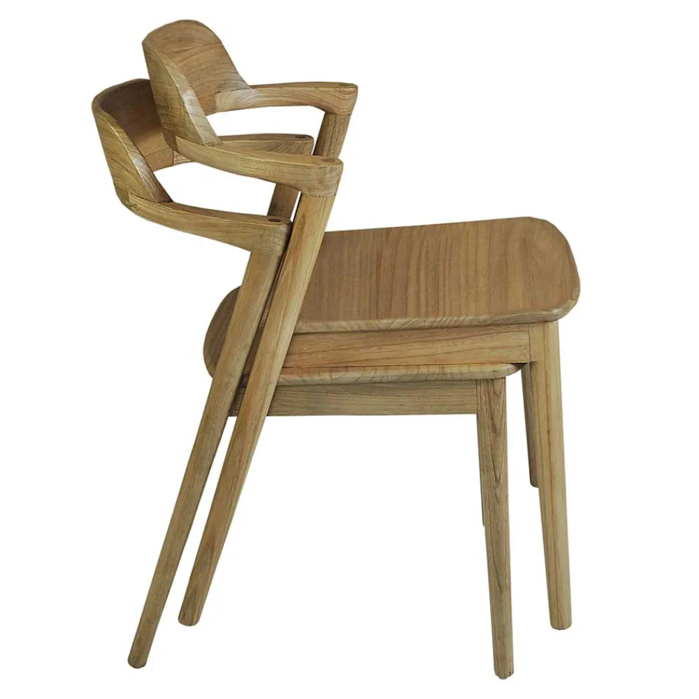 Sale Esszimmerstuhl Cibao Massivholz Stühle