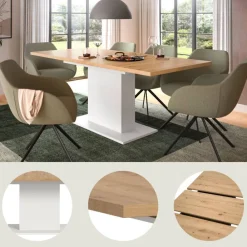 Esszimmertisch ausziehbar Contrasta*Pharao24 New