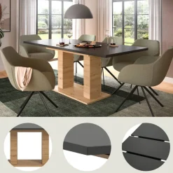 Outlet Esszimmertisch Jaturna Ausziehtische