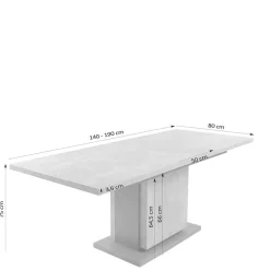 Esszimmertisch Saluvera*Pharao24 Online