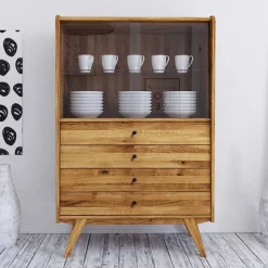 Clearance Esszimmervitrine Carilla Stauraumvitrinen|Highboards