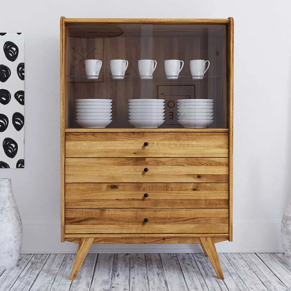 Clearance Esszimmervitrine Carilla Stauraumvitrinen|Highboards