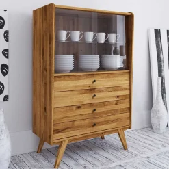 Clearance Esszimmervitrine Carilla Stauraumvitrinen|Highboards