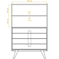 Clearance Esszimmervitrine Carilla Stauraumvitrinen|Highboards