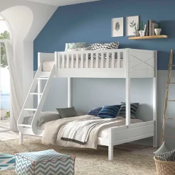 Clearance Etagenbett Weiß Vorenza Funktionsbetten|Schubkastenbetten