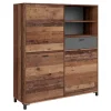 Online Factory Highboard Garganon Wohnzimmervitrinen