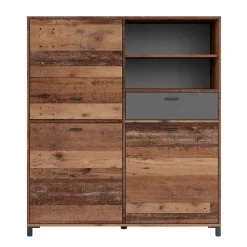 Online Factory Highboard Garganon Wohnzimmervitrinen