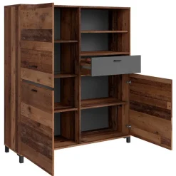 Online Factory Highboard Garganon Wohnzimmervitrinen