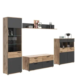 New Fernseh Schrankwand Plestna Wohnwand 300 Cm|Moderne Wohnwände