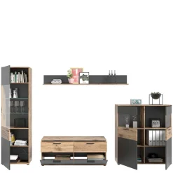 New Fernseh Schrankwand Plestna Wohnwand 300 Cm|Moderne Wohnwände