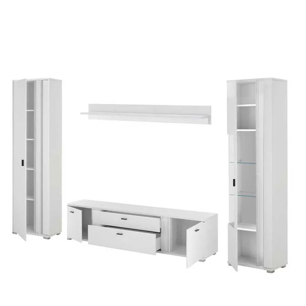 Sale Fernseher Schrankwand Constantin Wohnwand 300 Cm|Moderne Wohnwände