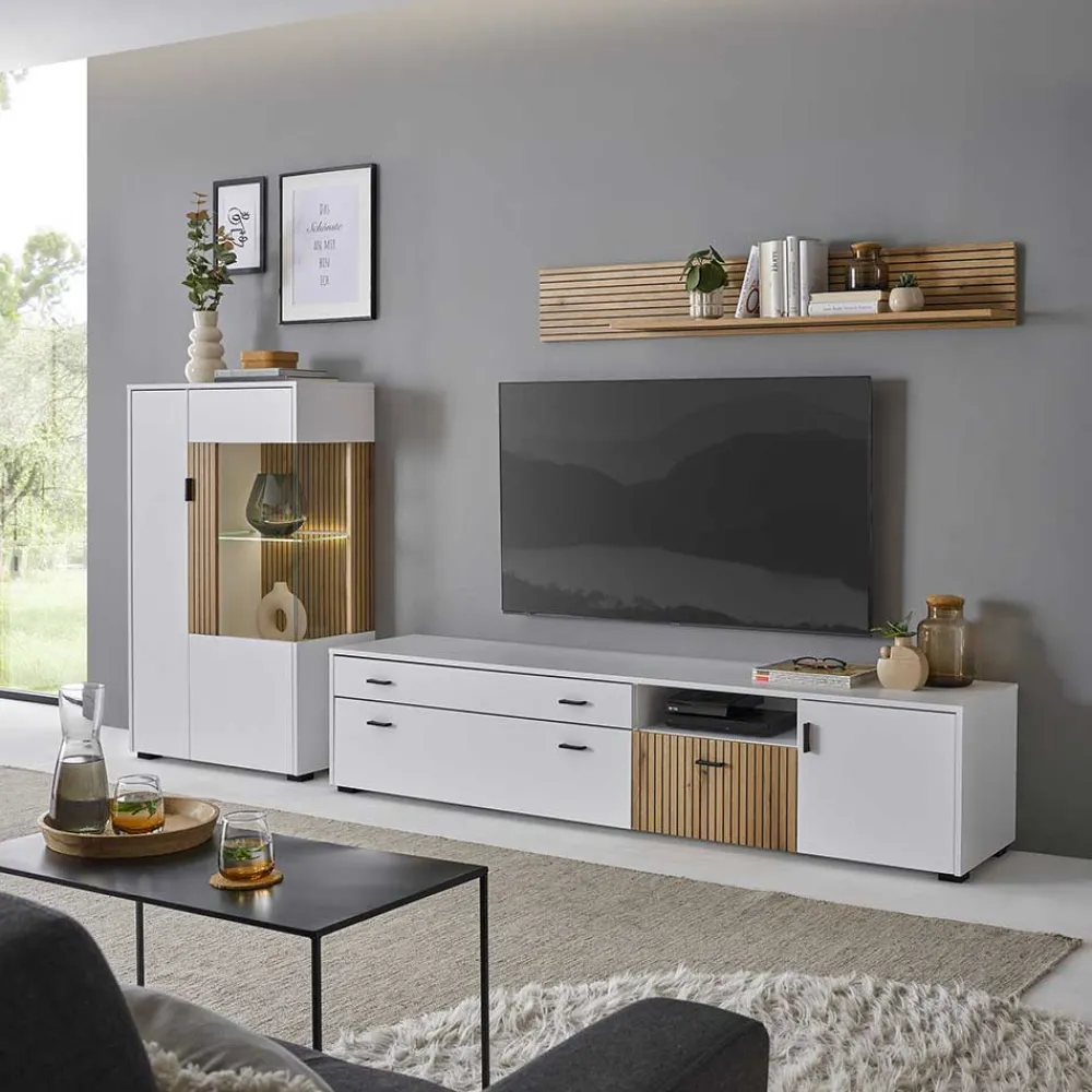 Fernseher Schrankwand modern Saladd*Pharao24 Clearance