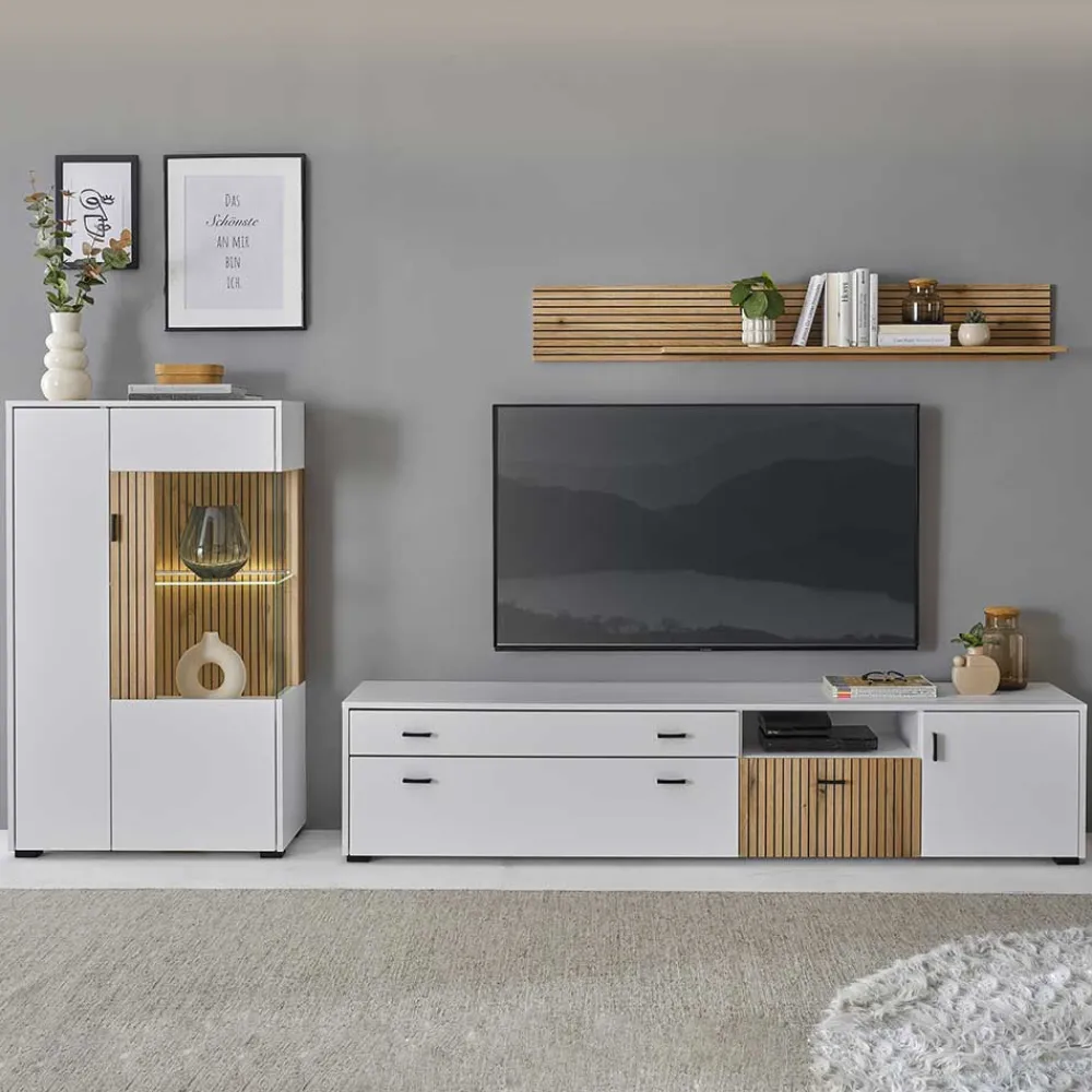 Fernseher Schrankwand modern Saladd*Pharao24 Clearance