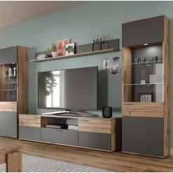 Fernseher Schrankwand Plestna*Pharao24 Best