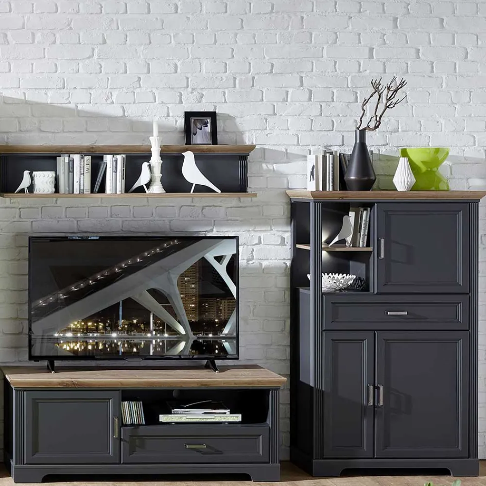 Hot Fernseher Wohnwand Valgura Wohnwand 250 Cm