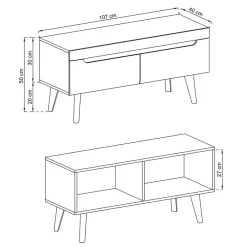 Fernsehmöbel Tomya*Pharao24 Discount