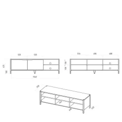 Online Fernsehschrank Koropi Fernsehkommoden|Massivholz Tv Möbel