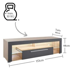 Fernsehunterschrank Vorazio*Pharao24 Online